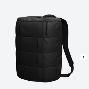 d_b_ Quilted Backpack - Sleek Everyday Carry in black